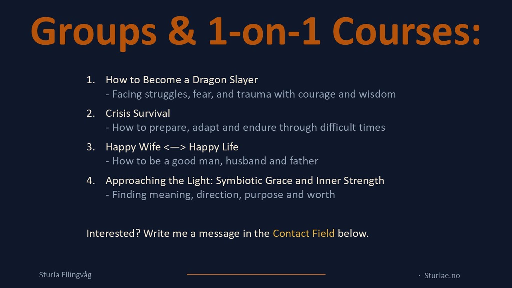 Physical Courses